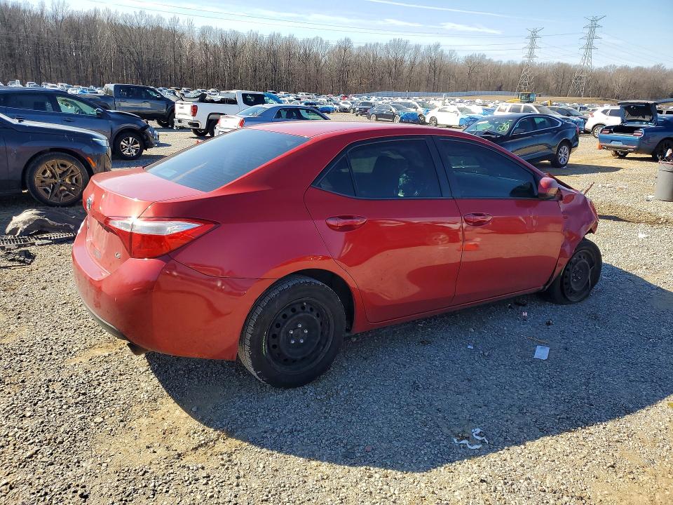 2015 Toyota Corolla VIN 5YFBURHE6FP291913 COPART salvage auction — FRONT END, Tn - Certificate Of Title, sold $1,600 on 2026-07-07 (photo 3)