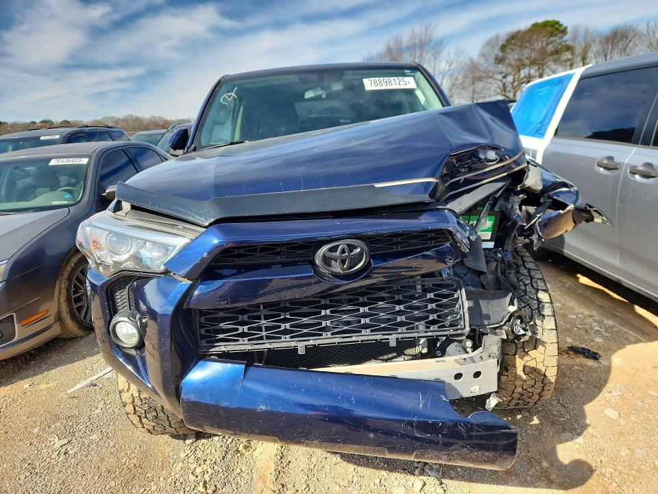 2019 Toyota 4runner VIN JTEZU5JR2K5198250 COPART salvage auction — FRONT END, Al - Cert Of Title-Salvage Title, sold $8,000 on 2026-07-11 (photo 5)