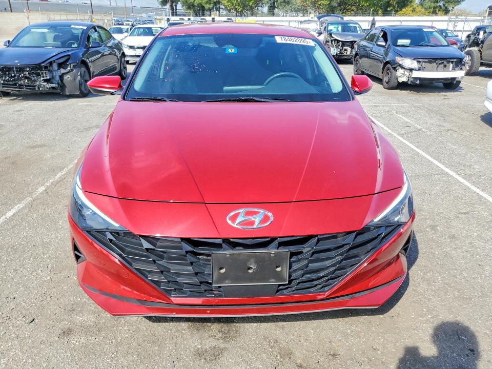 2022 Hyundai Elantra VIN KMHLS4AG3NU244862 COPART salvage auction — REAR END, Ca - Salvage Certificate, sold $2,800 on 2026-07-09 (photo 5)