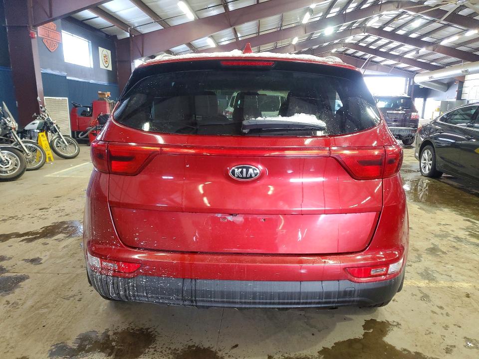 2017 Kia Sportage VIN KNDPMCAC9H7271798 COPART salvage auction — MINOR DENT/SCRATCHES, VT - CERTIFICATE OF TITLE, sold $6,500 on 2026-07-31 (photo 6)