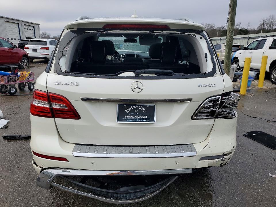 2015 Mercedes-benz VIN 4JGDA5GB9FA457245 COPART salvage auction — FRONT END, Al - Cert Of Title-Salvage Title, sold $1,850 on 2026-07-09 (photo 6)