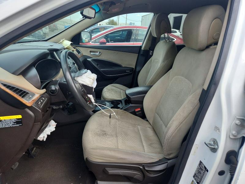 2014 Hyundai Santa fe VIN 5XYZT3LBXEG184961 COPART salvage auction — FRONT END, Salvage Title, sold $500 on 2026-07-20 (photo 7)