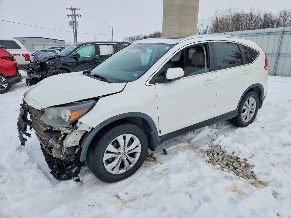 2014 Honda Cr-v VIN 5J6RM4H70EL046707 COPART salvage auction — FRONT END, Mi - Certificate Of Title, sold $2,500 on 2026-07-02 (photo 1)