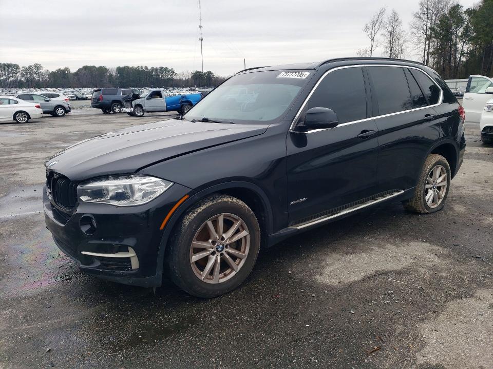 2015 BMW X5 VIN 5UXKR0C59F0K60183 COPART salvage auction — FRONT END, NC - DEALER ONLY CLEAN TITLE, sold $2,100 on 2026-07-16 (photo 1)