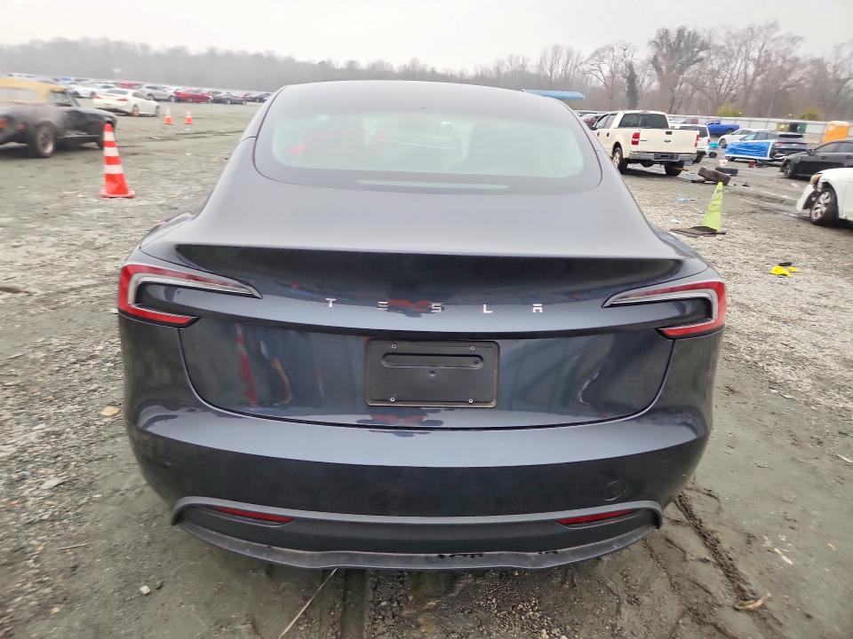 2024 Tesla Model 3 VIN 5YJ3E1EA7RF849613 COPART salvage auction — Front End, SC - CERTIFICATE OF TITLE, sold $15,800 on 2026-05-11 (photo 6)