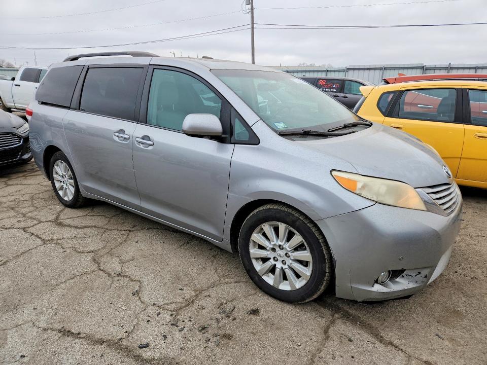 2012 Toyota Sienna VIN 5TDDK3DC2CS043032 COPART salvage auction — MECHANICAL, In - Bill Of Sale - Parts Only, sold $3,390 on 2026-07-04 (photo 4)