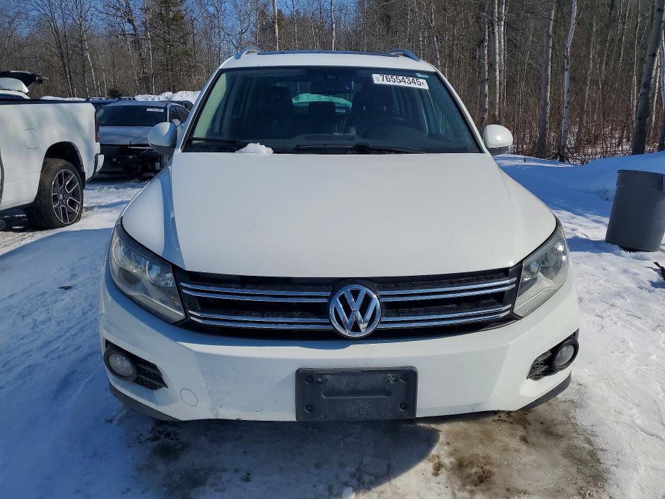 2017 Volkswagen Tiguan VIN WVGMV7AX8HK004252 COPART salvage auction — REAR END, On - Bill Of Sale - Parts Only, sold $2,000 on 2026-07-02 (photo 5)