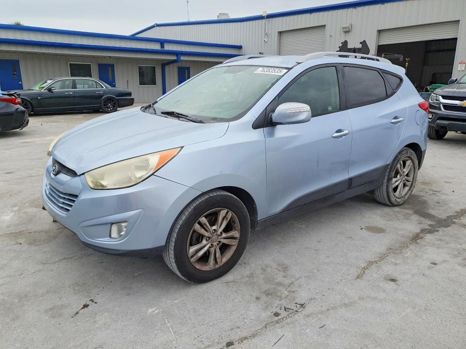 2013 Hyundai Tucson VIN KM8JU3ACXDU629486 COPART salvage auction — FRONT END, Salvage Title, sold $1,900 on 2026-07-15 (photo 1)