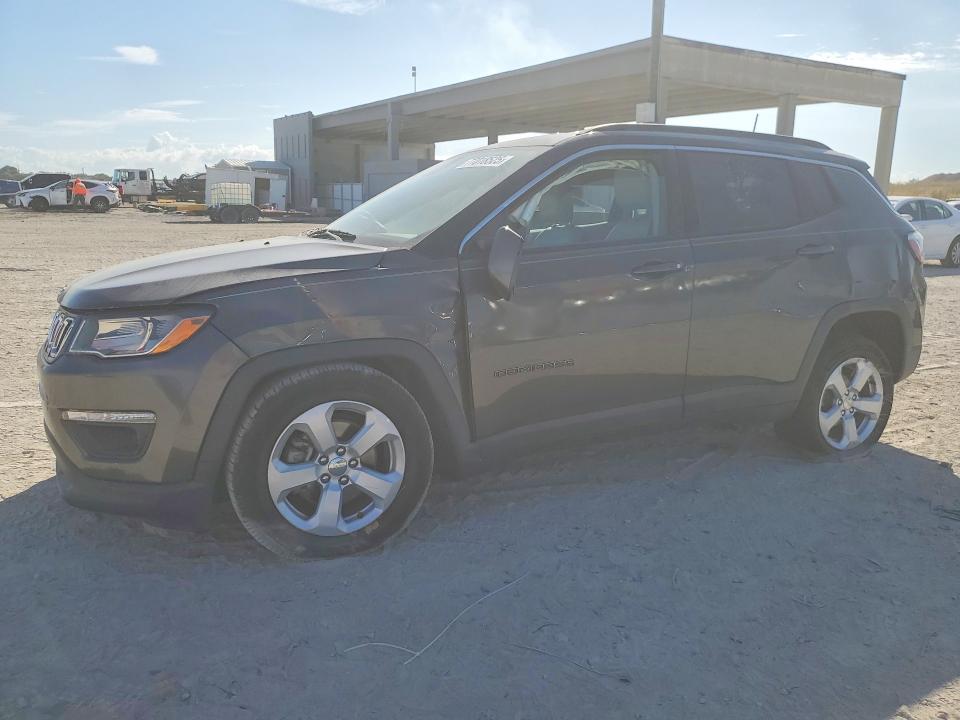 2018 Jeep Compass VIN 3C4NJCBB5JT256996 COPART salvage auction — FRONT END, Fl - Cert Of Title Slvg Rebuildable, sold $3,550 on 2026-07-16 (photo 1)