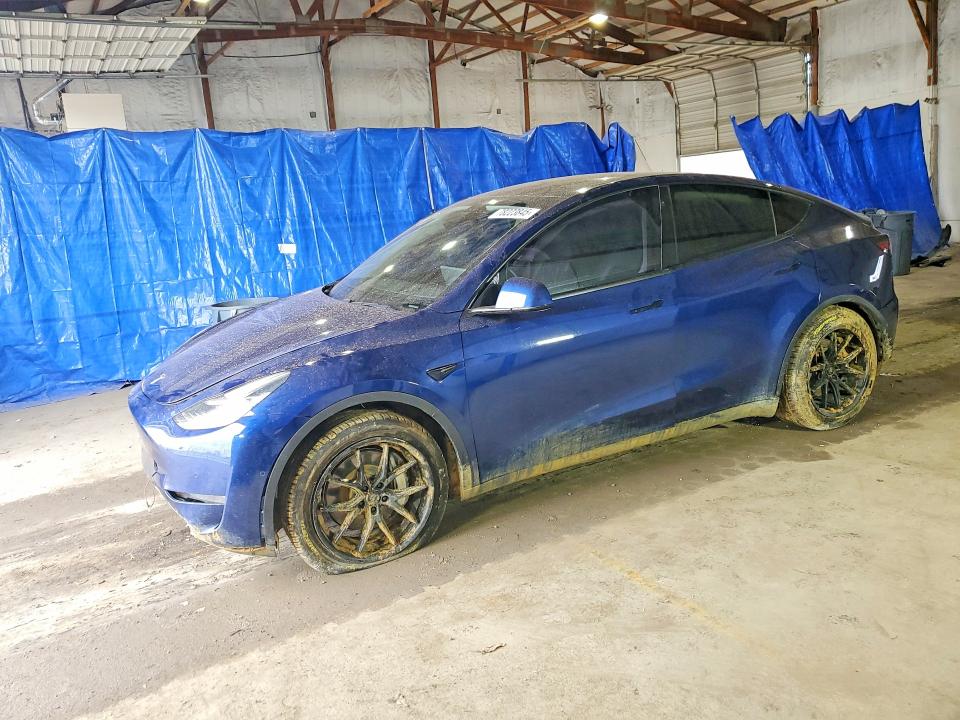 2021 Tesla Model y VIN 5YJYGDEE3MF069010 COPART salvage auction — UNDERCARRIAGE, Ky - Cert Of Title-Salvage, sold $7,400 on 2026-07-13 (photo 1)