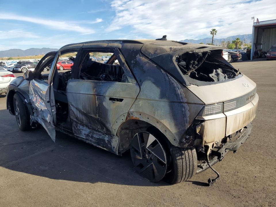 2025 Hyundai Ioniq 5 VIN 7YAKN4DA7SY023969 COPART salvage auction — BURN, CA - NON-REPAIRABLE VEHICLE CERT, sold $225 on 2026-07-20 (photo 2)