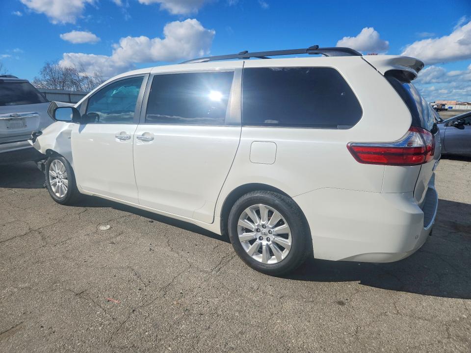 2016 Toyota Sienna VIN 5TDDK3DC1GS131205 COPART salvage auction — FRONT END, Ca - Salvage Certificate, sold $1,600 on 2026-07-06 (photo 2)