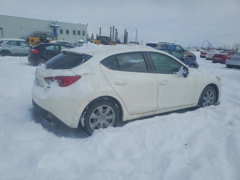 2014 Mazda 3 VIN JM1BM1K72E1178779 COPART salvage auction — REAR END, Qc - Gravement Accidente, sold $300 on 2026-07-14 (photo 3)