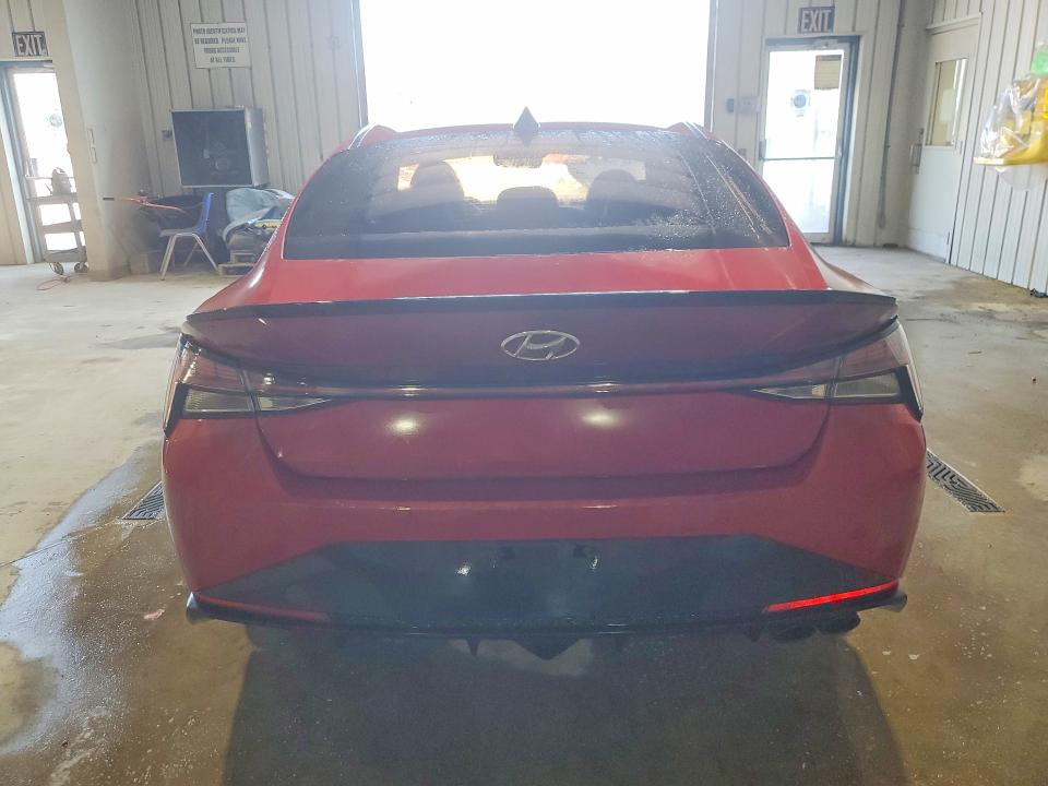 2021 Hyundai Elantra VIN KMHLR4AF7MU177507 COPART salvage auction — SIDE, Salvage Title, sold $3,400 on 2026-07-20 (photo 6)
