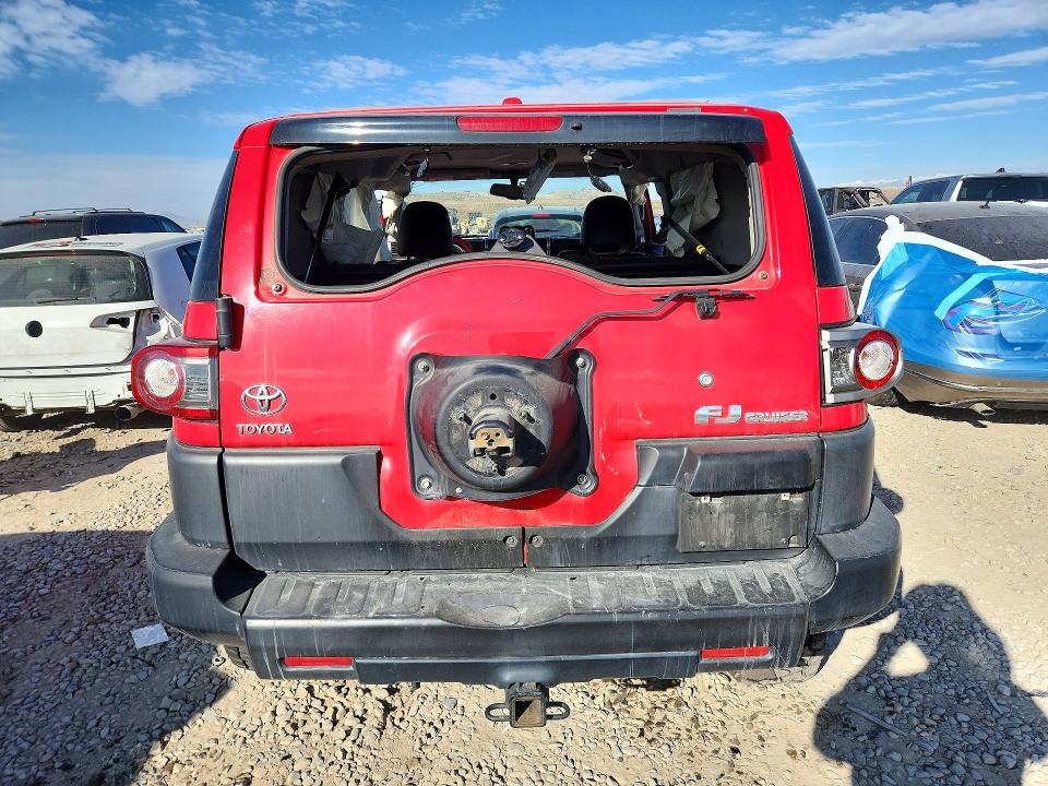 2012 Toyota Fj cruiser VIN JTEBU4BF6CK142489 COPART salvage auction — FRONT END, Ut - Salvage Certificate, sold $4,200 on 2026-07-24 (photo 6)