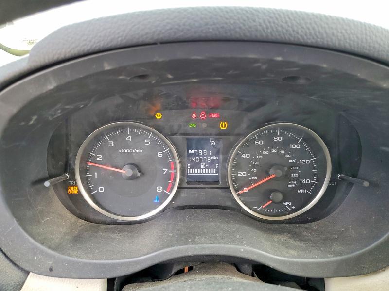 2016 Subaru Impreza VIN JF1GJAA65GG003617 COPART salvage auction — FRONT END, Mo - Salvage Certificate Of Title, sold $700 on 2026-07-07 (photo 9)