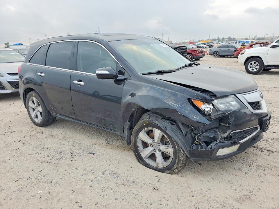 2011 Acura Mdx VIN 2HNYD2H45BH504675 COPART salvage auction — FRONT END, TX - SALVAGE VEHICLE TITLE (P), sold $725 on 2026-07-17 (photo 4)