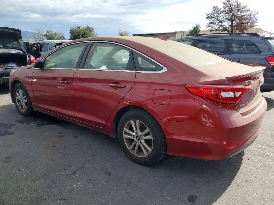 2015 Hyundai Sonata VIN 5NPE24AF8FH124345 COPART salvage auction — FRONT END, CA - DIS/DLR/EXP APP FOR DUP CLEAN, sold $900 on 2026-07-02 (photo 2)