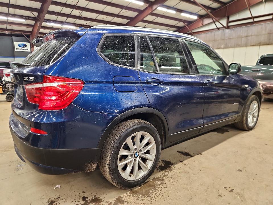 2013 BMW X3 VIN 5UXWX9C59D0A23186 COPART salvage auction — MINOR DENT/SCRATCHES, Ma - Certificate Of Title, sold $3,500 on 2026-07-21 (photo 3)
