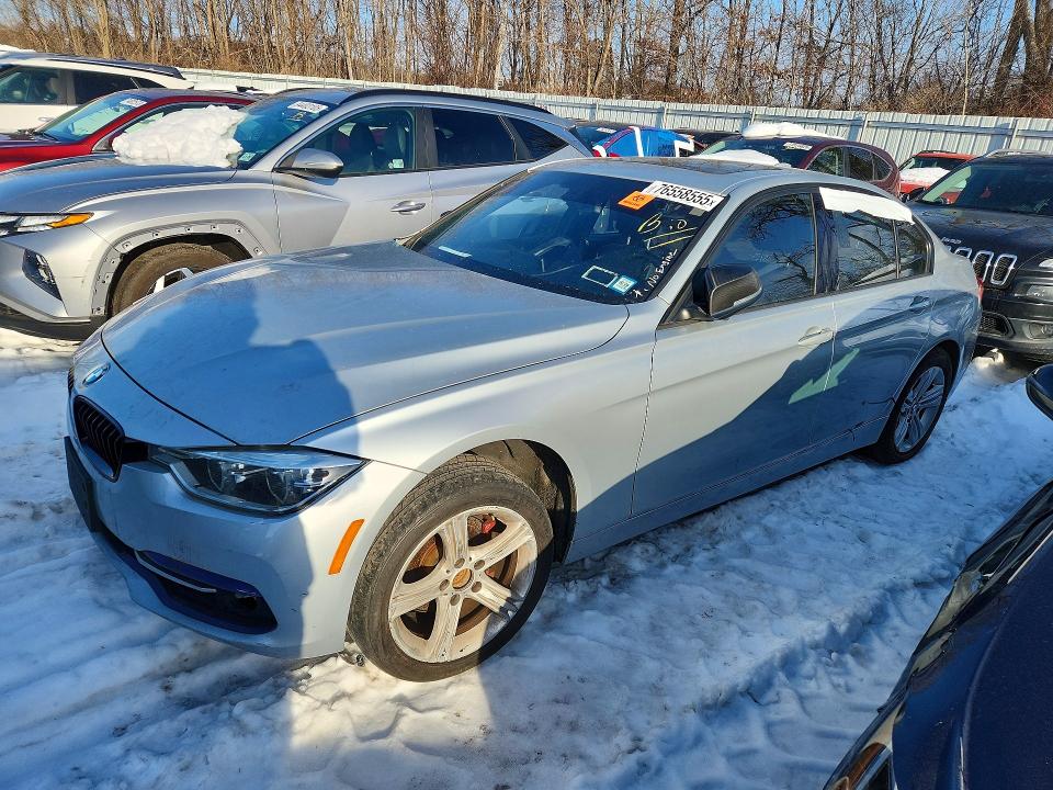 2016 BMW 3 series VIN WBA8E3C53GK504907 COPART salvage auction — STRIPPED, In - Certificate Of Title, sold $2,550 on 2026-07-28 (photo 1)