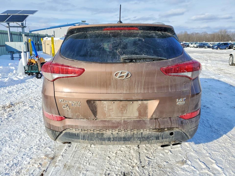 2016 Hyundai Tucson VIN KM8J3CA29GU117085 COPART salvage auction — FRONT END, Salvage Title, sold $1,200 on 2026-07-15 (photo 6)