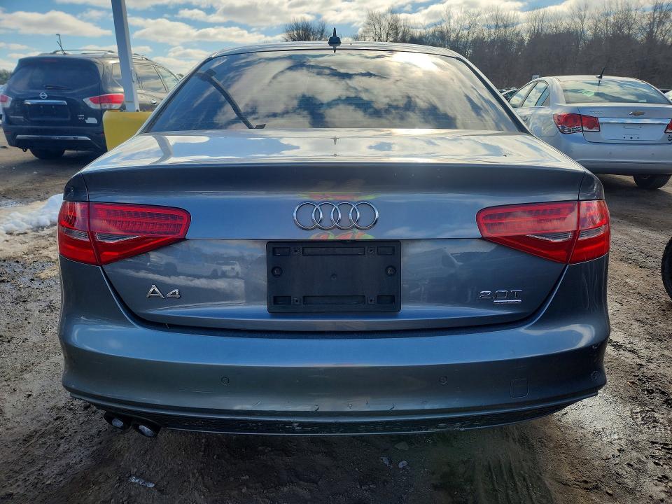2014 Audi A4 VIN WAUFFAFL8EA006174 COPART salvage auction — FRONT END, Wv - Certificate Of Title, sold $2,500 on 2026-07-30 (photo 6)