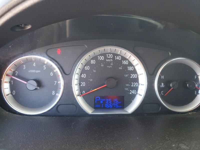 2009 Hyundai Sonata VIN 5NPET46C49H483675 COPART salvage auction — SIDE, Qc - Gravement Accidente, sold $575 on 2026-07-07 (photo 9)