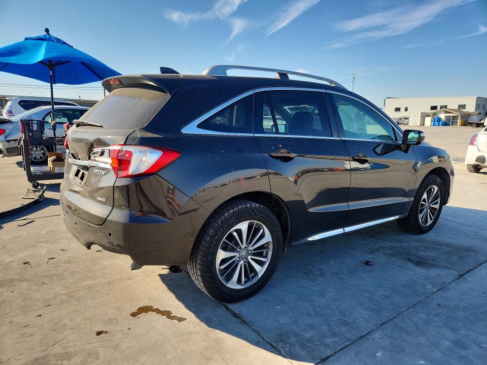 2017 Acura Rdx VIN 5J8TB4H77HL007720 COPART salvage auction — REAR END, TX - SALVAGE VEHICLE TITLE (P), sold $7,200 on 2026-07-02 (photo 3)