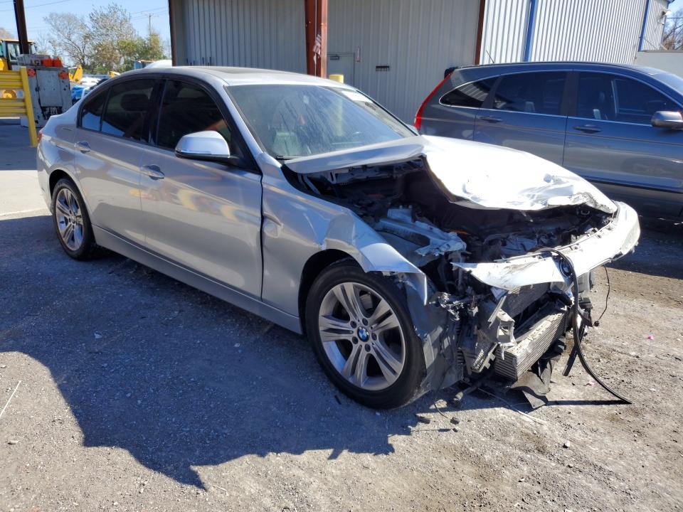 2016 BMW 3er VIN WBA8E9G57GNT82063 COPART salvage auction — FRONT END, Salvage Title, sold $525 on 2026-08-07 (photo 4)
