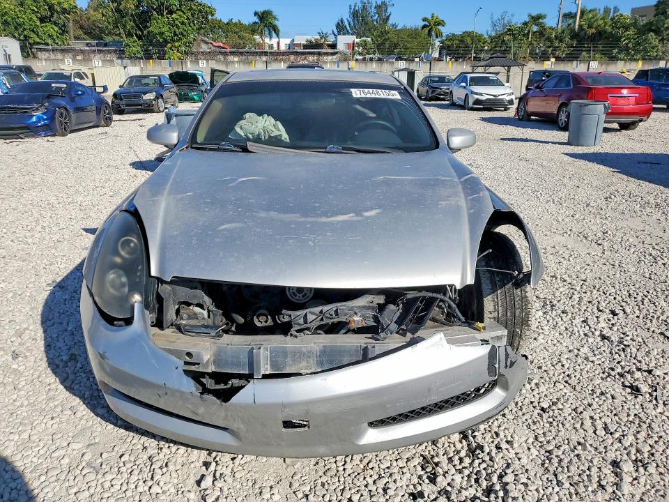 2004 Infiniti G VIN JNKCV54E84M802651 COPART salvage auction — FRONT END, Fl - Cert Of Title Slvg Rebuildable, sold $400 on 2026-07-07 (photo 5)