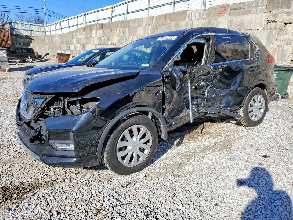 2017 Nissan Rogue VIN JN8AT2MV1HW260983 COPART salvage auction — SIDE, OH - CERT OF TITLE-SALVAGE (P), sold $875 on 2026-07-24 (photo 1)