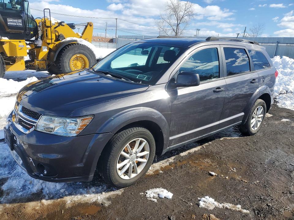 2017 Dodge Journey VIN 3C4PDDBG0HT703360 COPART salvage auction — FRONT END, Ny - Certificate Of Title, sold $1,200 on 2026-07-02 (photo 1)