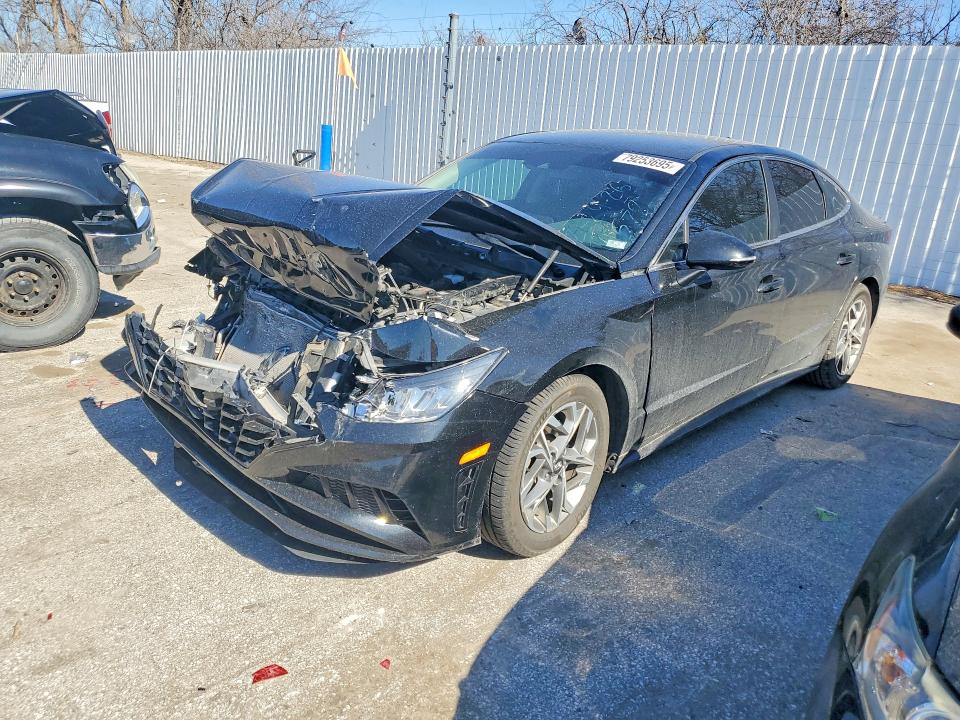 2021 Hyundai Sonata VIN KMHL64JA4MA151641 COPART salvage auction — FRONT END, Id - Salvage Certificate Of Title, sold $1,650 on 2026-07-02 (photo 1)