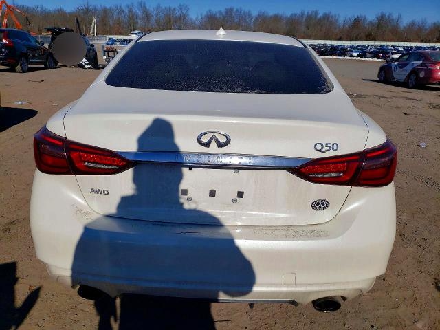 2018 Infiniti Q50 VIN JN1EV7AR7JM445751 COPART salvage auction — MINOR DENT/SCRATCHES, Nj - Cert Of Title-Salvage, sold $6,500 on 2026-07-10 (photo 6)