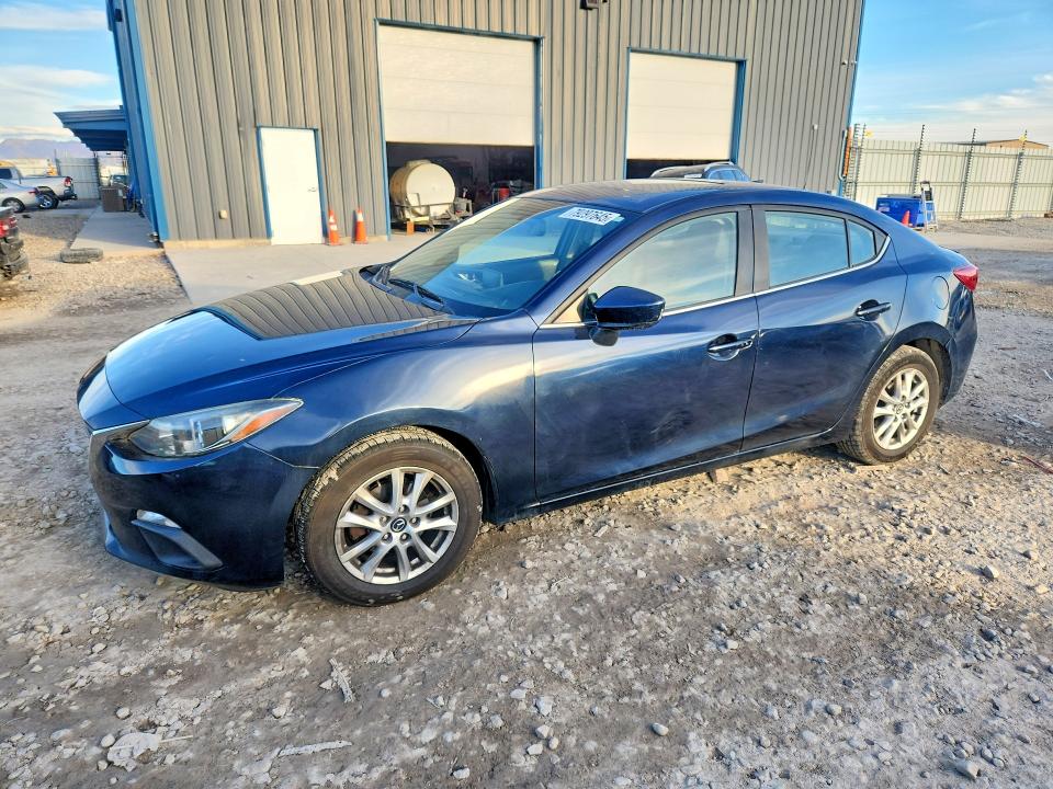 2014 Mazda 3 VIN JM1BM1W7XE1147449 COPART salvage auction — FRONT END, Salvage Title, sold $575 on 2026-07-24 (photo 1)