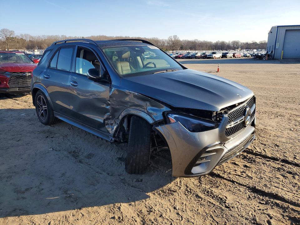 2024 Mercedes-benz Gle VIN 4JGFB4FB3RA973607 COPART salvage auction — SIDE, Salvage Title, sold $100 on 2026-08-03 (photo 4)