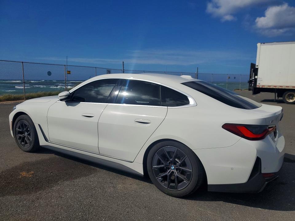 2025 BMW I4 VIN WBY23HD09SFU44999 COPART salvage auction — SIDE, Hi - Certificate Of Title, sold $20,100 on 2026-07-27 (photo 2)