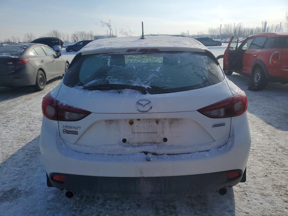 2014 Mazda 3 VIN JM1BM1L72E1104955 COPART salvage auction — FRONT END, Qc - Gravement Accidente, sold $500 on 2026-07-07 (photo 6)