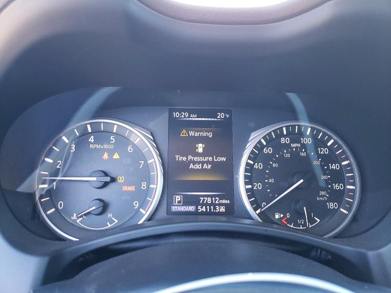 2018 Infiniti Q50 VIN JN1EV7AR7JM445751 COPART salvage auction — MINOR DENT/SCRATCHES, Nj - Cert Of Title-Salvage, sold $6,500 on 2026-07-10 (photo 9)