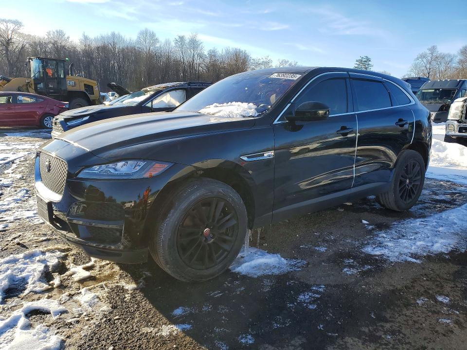 2017 Jaguar F-pace VIN SADCK2BV0HA071172 COPART salvage auction — FRONT END, Ct - Certificate Of Title, sold $7,400 on 2026-07-27 (photo 1)