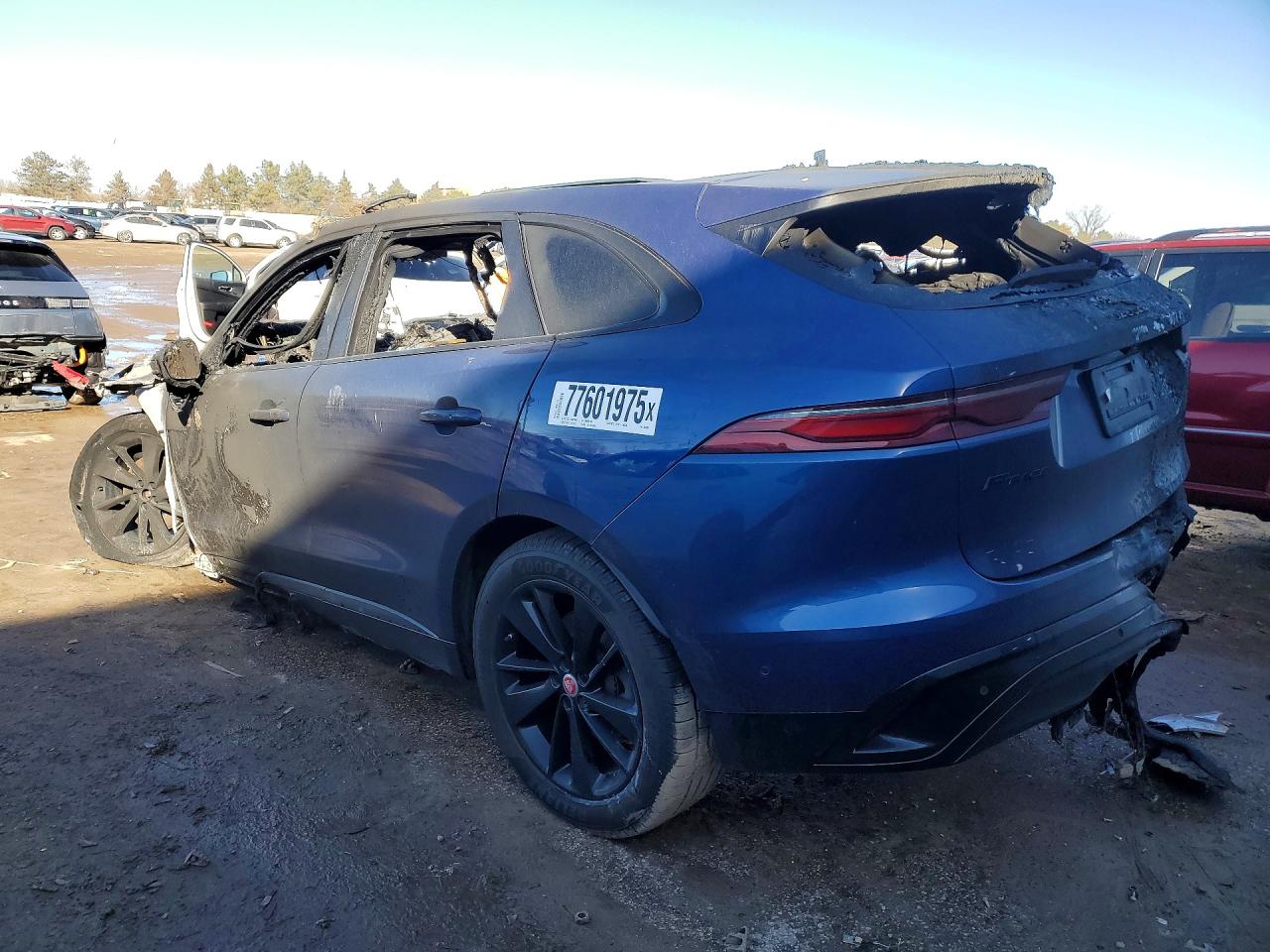 2021 Jaguar F-Pace VIN SADCJ2EX4MA668982 COPART salvage auction — Burn Engine, IL - JUNKING CERT OF A VEHICLE, sold $250 on 2026-07-07 (photo 2)