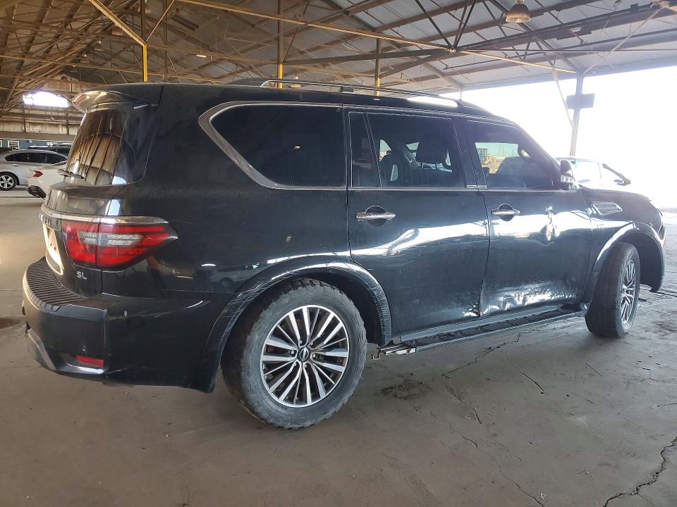 2021 Nissan Armada VIN JN8AY2BB4M9793378 COPART salvage auction — SIDE, Az - Cert Of Title - Salvage, sold $12,800 on 2026-07-28 (photo 3)