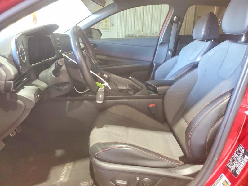 2021 Hyundai Elantra VIN KMHLR4AF7MU177507 COPART salvage auction — SIDE, Salvage Title, sold $3,400 on 2026-07-20 (photo 7)