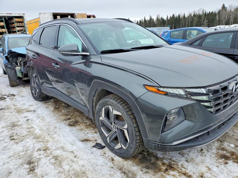 2023 Hyundai Tucson VIN KM8JCCA12PU129344 COPART salvage auction — FRONT END, Qc - Gravement Accidente, sold $2,400 on 2026-07-07 (photo 4)