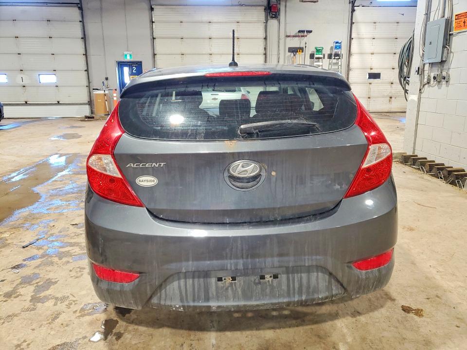 2013 Hyundai Accent VIN KMHCT5AE7DU096943 COPART salvage auction — FRONT END, Ns - Salvage Title, sold $900 on 2026-07-16 (photo 6)