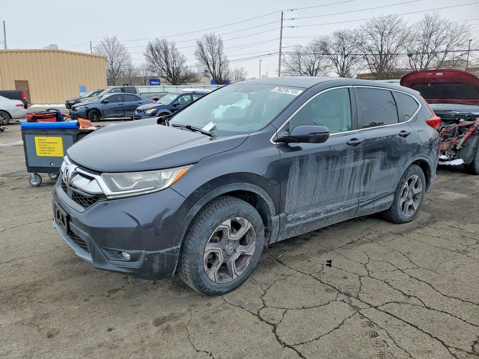 2018 Honda Cr-v VIN 7FARW2H57JE005365 COPART salvage auction — Front End, OH - CERT OF TITLE-SALVAGE, sold $8,600 on 2026-02-20 (photo 1)
