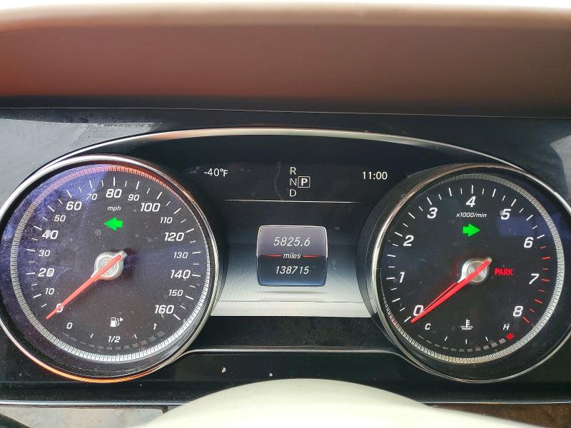 2017 Mercedes-benz E-class VIN WDDZF4JB5HA122684 COPART salvage auction — FRONT END, Ca - Dis/Dlr/Exp Only Clean Title, sold $4,650 on 2026-07-20 (photo 9)