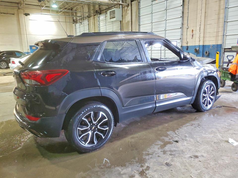 2021 Chevrolet Trailblazer VIN KL79MVSL3MB162485 COPART salvage auction — ENGINE BURN, Mi - Certificate Of Title, sold $825 on 2026-07-30 (photo 3)