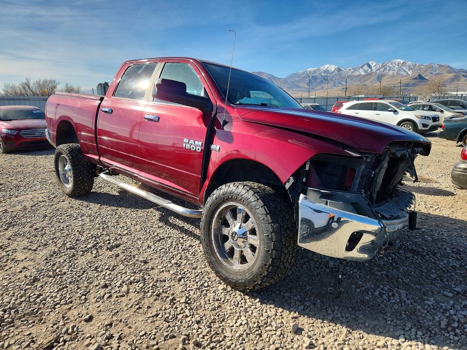2018 Ram 1500 VIN 1C6RR7TT6JS152454 COPART salvage auction — FRONT END, Ut - Salvage Certificate, sold $3,300 on 2026-07-02 (photo 4)
