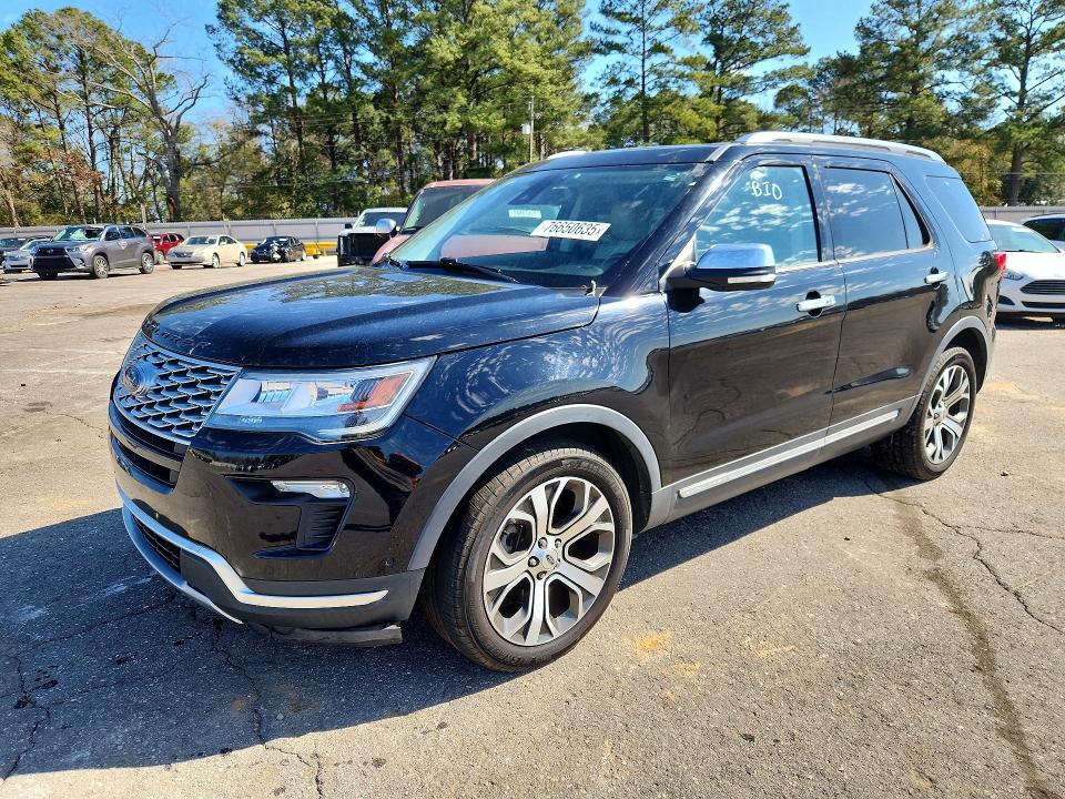 2018 Ford Explorer VIN 1FM5K8HTXJGC04807 COPART salvage auction — BIOHAZARD/CHEMICAL, Salvage Title, sold $4,350 on 2026-08-03 (photo 1)